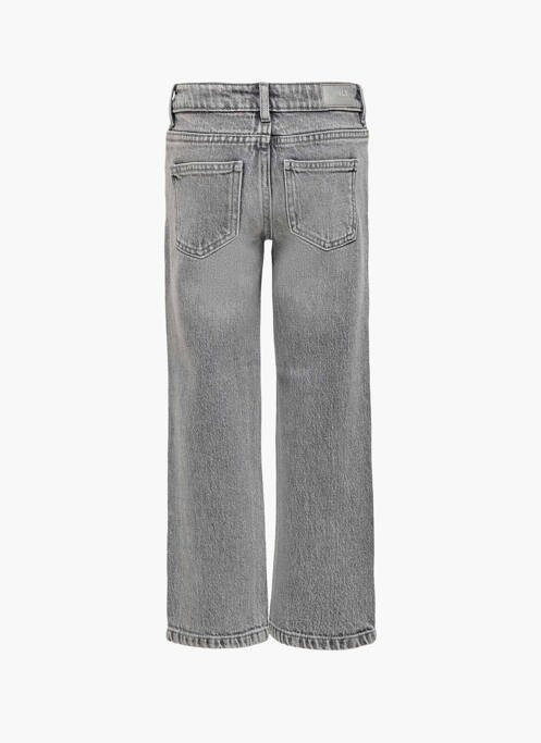 Jeans coupe droite gris ONLY pour fille