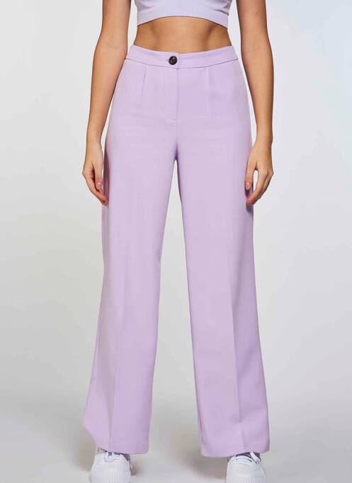 Pantalon flare violet ONLY pour femme