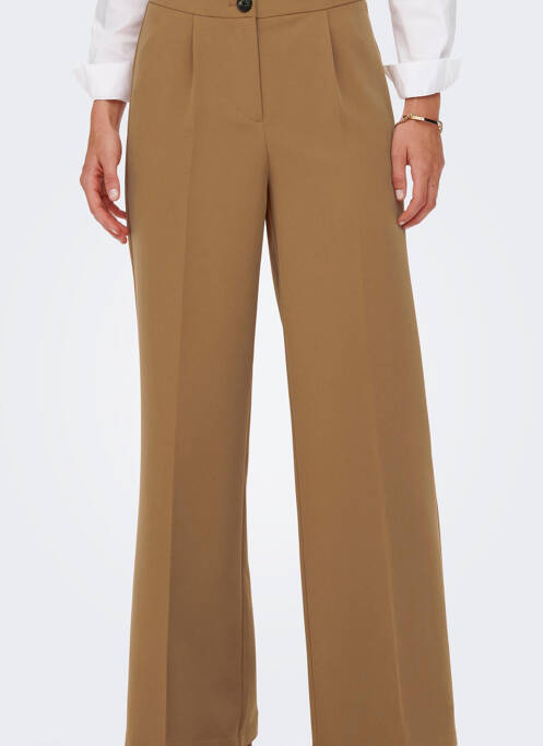 Pantalon flare marron ONLY pour femme