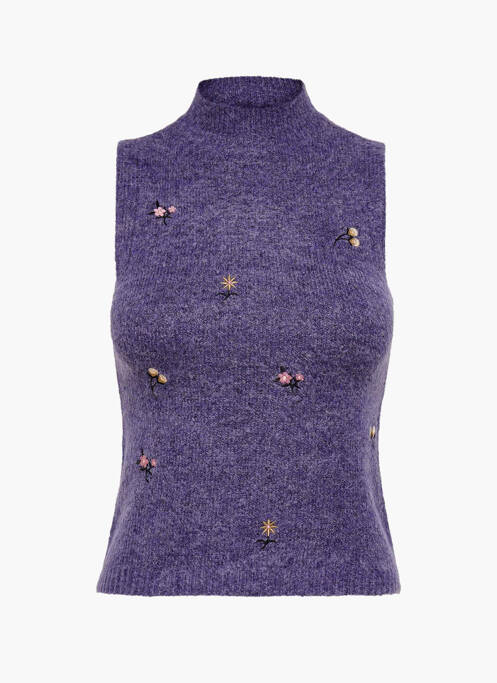 Débardeur violet JACQUELINE DE YONG pour femme