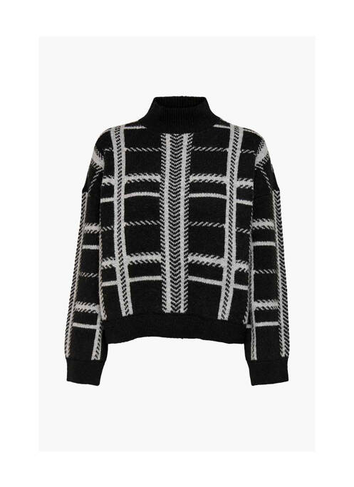 Pull col roulé noir ONLY pour femme