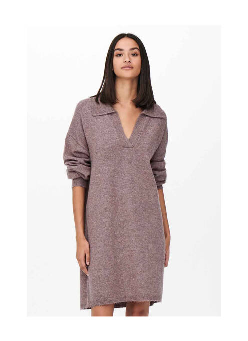 Robe courte rose JACQUELINE DE YONG pour femme