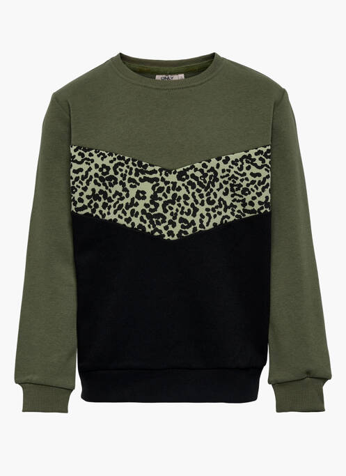 Sweat-shirt vert ONLY pour fille