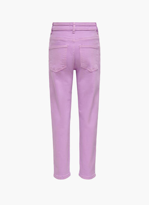 Jeans coupe slim violet ONLY pour fille