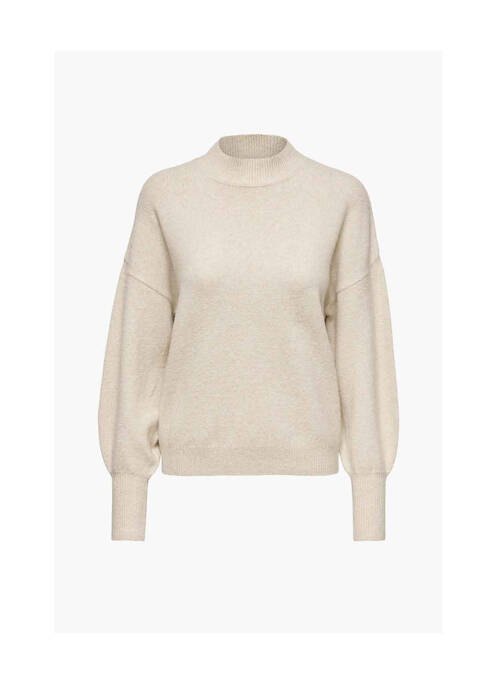 Pull col roulé gris JACQUELINE DE YONG pour femme