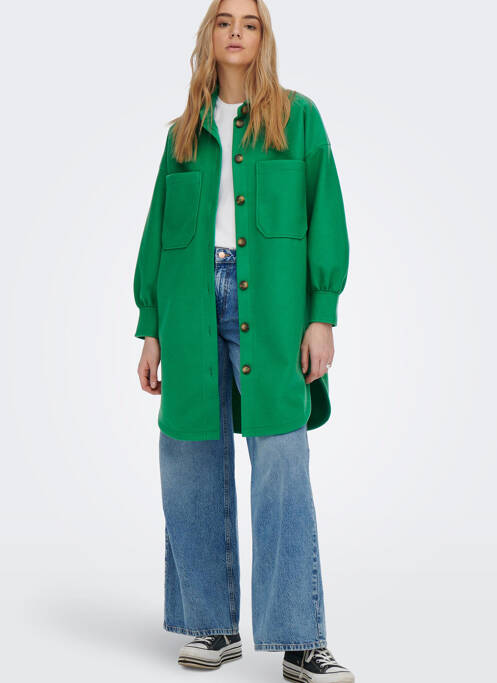 Veste casual vert ONLY pour femme