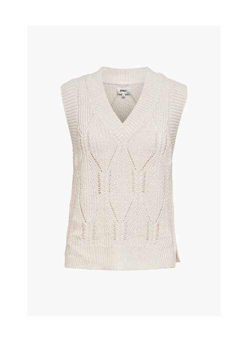 Débardeur beige ONLY pour femme