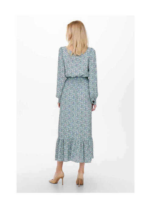 Robe longue bleu ONLY pour femme