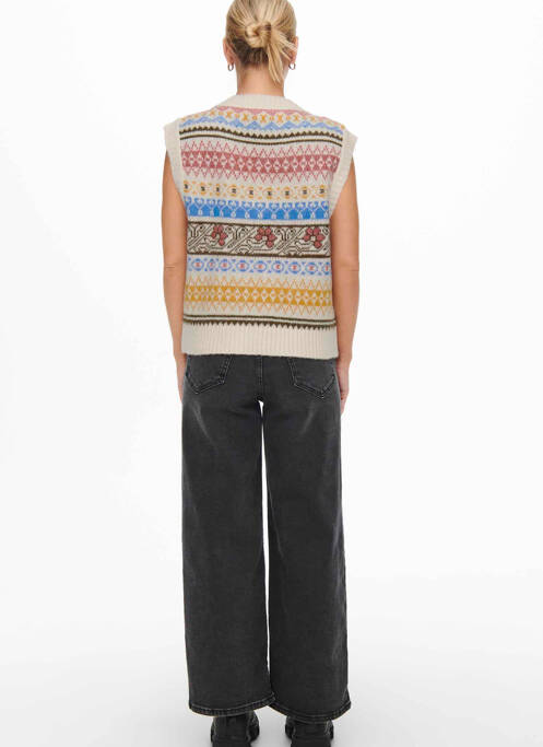 Débardeur beige ONLY pour femme