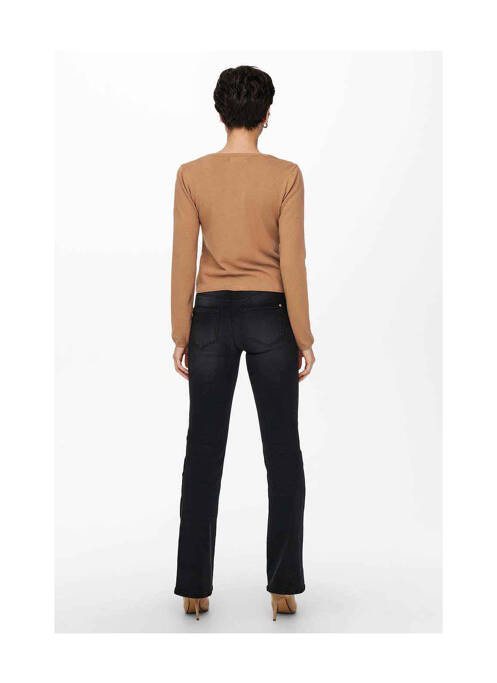 Gilet manches longues marron JACQUELINE DE YONG pour femme