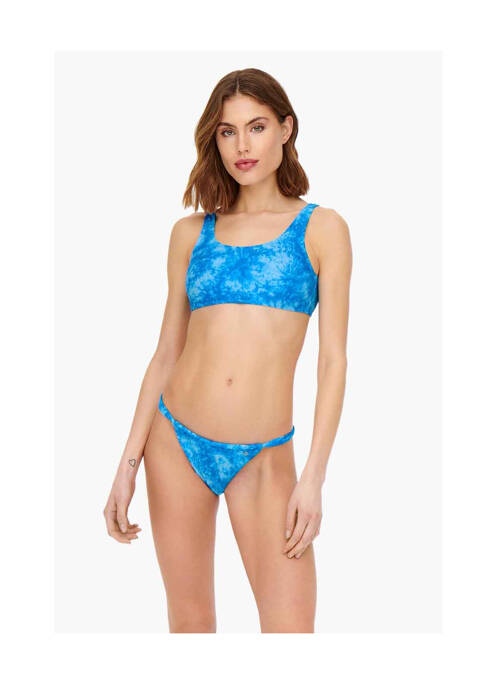 Bas de maillot de bain bleu ONLY pour femme