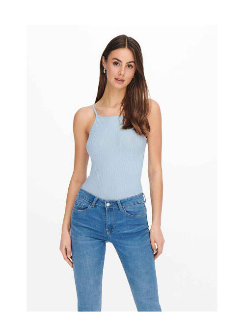Top bleu JACQUELINE DE YONG pour femme
