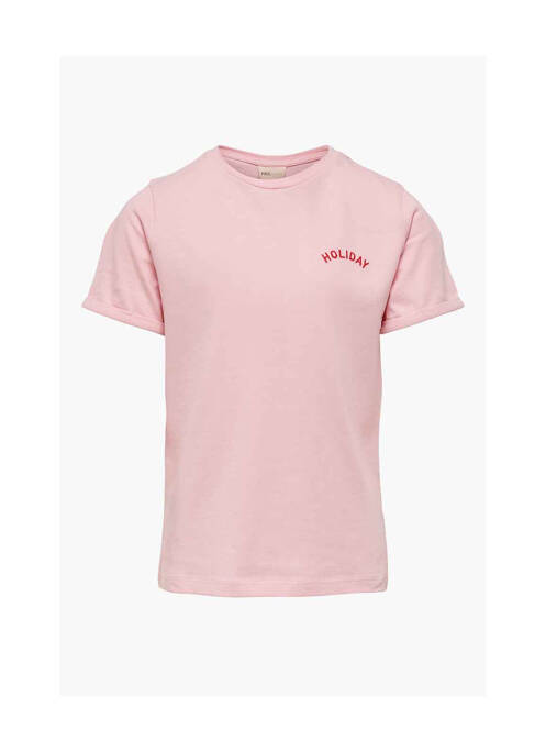 T-shirt rose ONLY pour fille