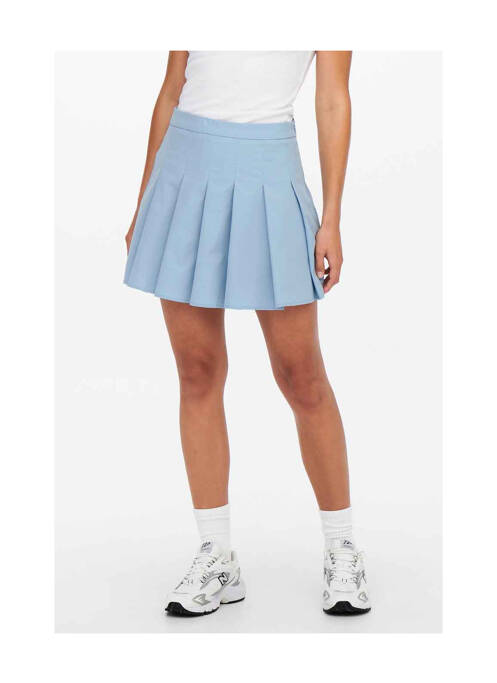 Jupe courte bleu ONLY pour femme