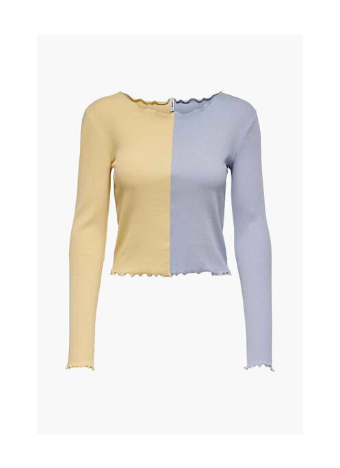 T-shirt beige ONLY pour femme