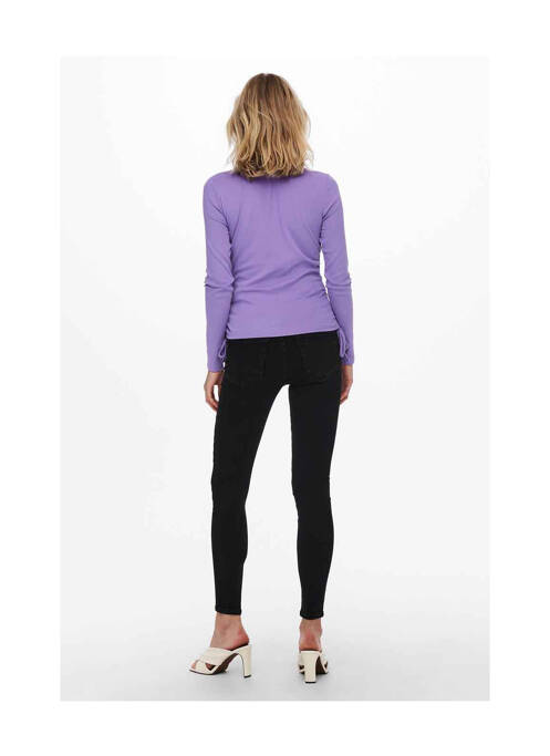 T-shirt violet ONLY pour femme