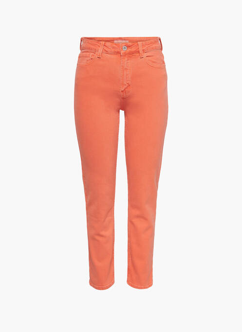 Jeans coupe slim orange ONLY pour femme