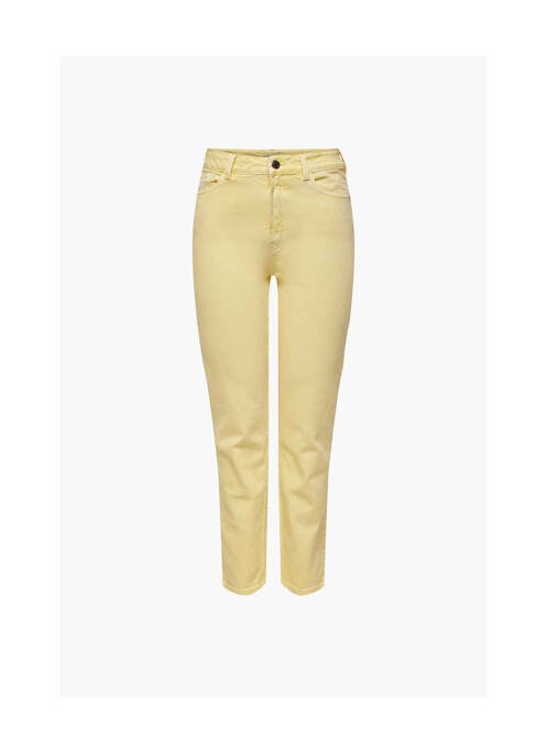 Jeans coupe slim jaune ONLY pour femme