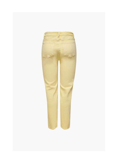 Jeans coupe slim jaune ONLY pour femme