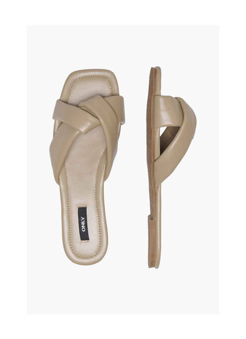 Sandales/Nu pieds vert ONLY femme