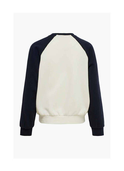 Sweat-shirt blanc ONLY pour fille