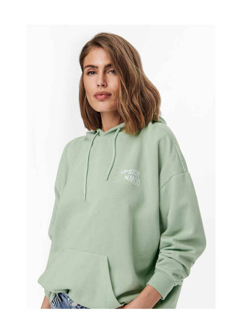 Sweat-shirt à capuche vert ONLY pour femme