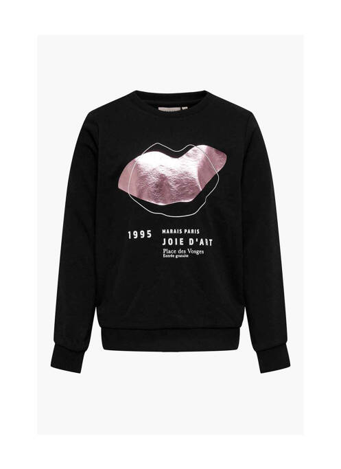 Sweat-shirt noir ONLY pour fille
