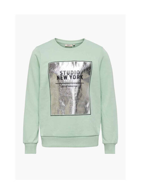 Sweat-shirt gris ONLY pour fille