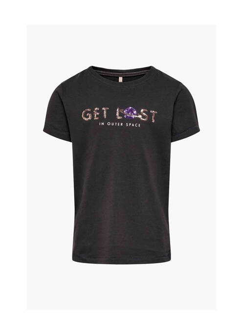 T-shirt gris ONLY pour fille