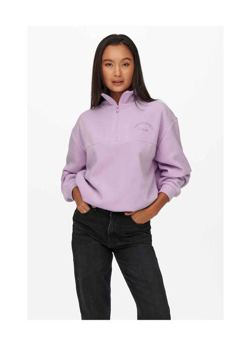 Polaire violet ONLY pour femme