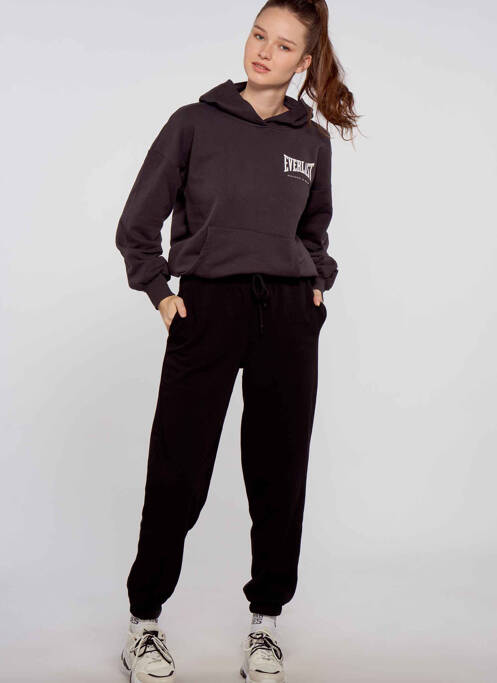 Sweat-shirt à capuche gris ONLY pour femme