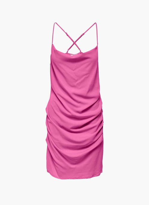 Robe courte rose ONLY pour femme