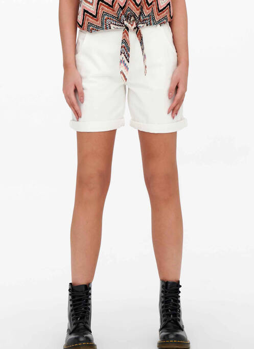 Short blanc ONLY pour femme