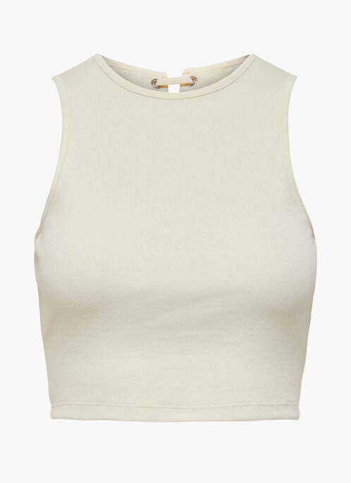 Top beige ONLY pour femme