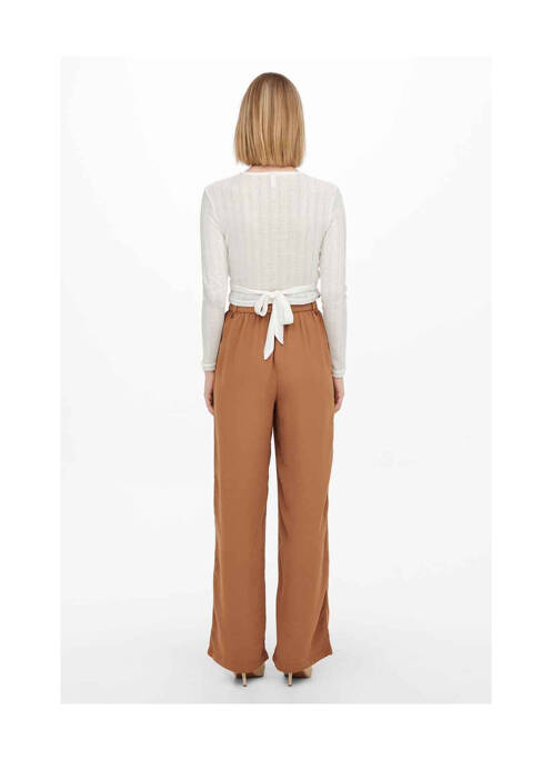 Gilet cache-cœur blanc JACQUELINE DE YONG femme