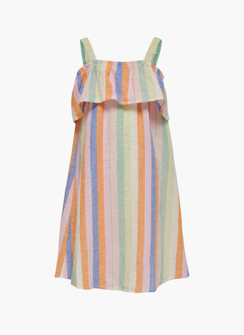 Robe courte orange ONLY pour fille