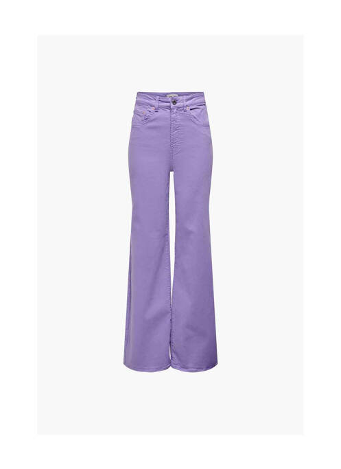 Jeans coupe droite violet ONLY pour femme