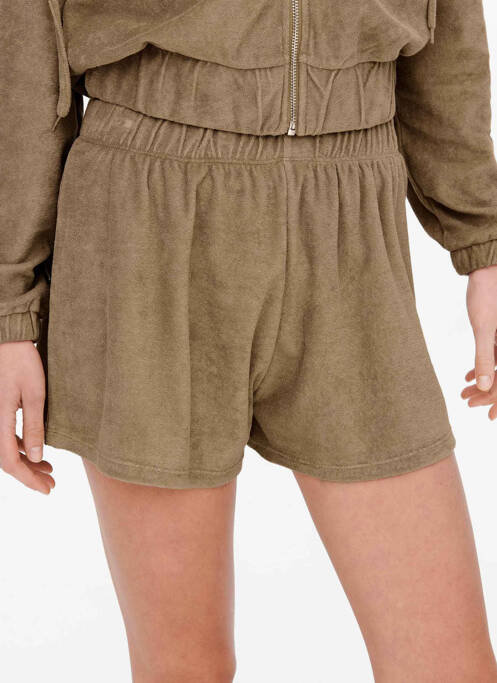 Short marron ONLY pour femme
