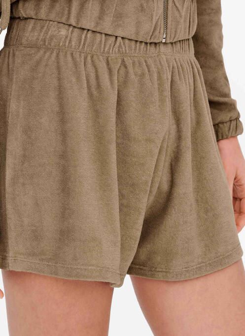 Short marron ONLY pour femme