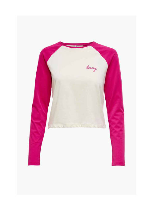T-shirt rose ONLY pour femme