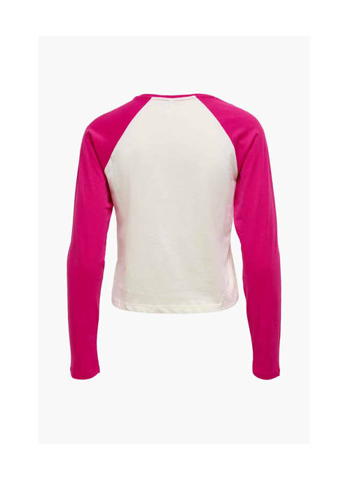 T-shirt rose ONLY pour femme