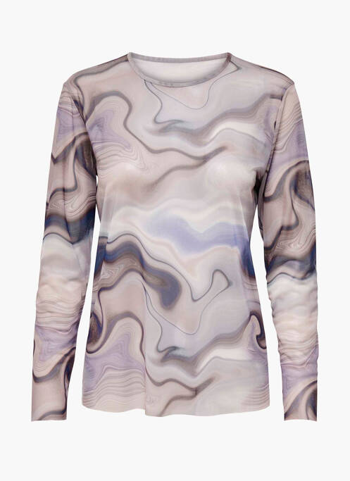 T-shirt argent JACQUELINE DE YONG pour femme