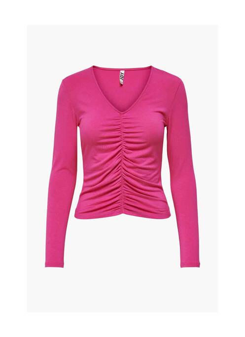 T-shirt rose JACQUELINE DE YONG pour femme