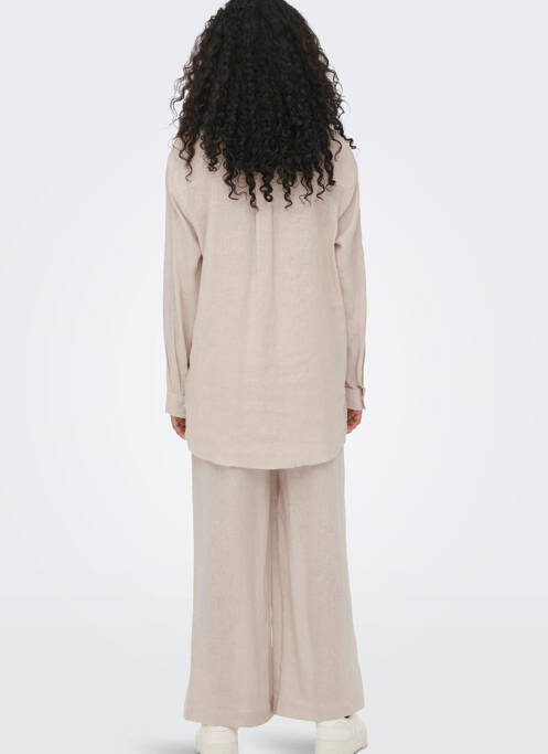 Chemisier beige ONLY pour femme