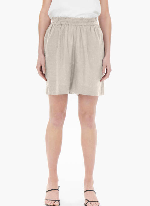 Short beige ONLY pour femme