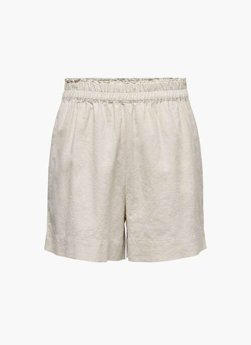 Short beige ONLY pour femme