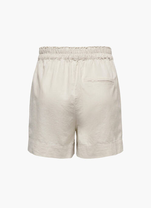 Short beige ONLY pour femme