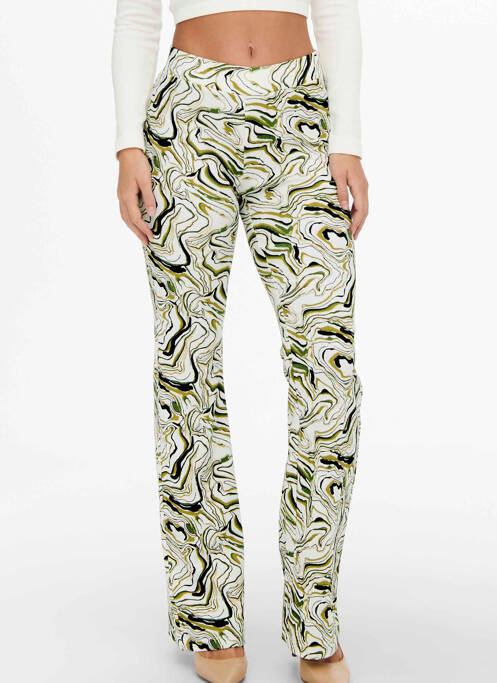 Pantalon flare blanc ONLY pour femme