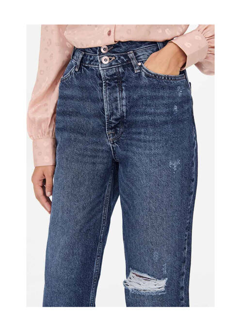 Jeans coupe droite bleu JACQUELINE DE YONG pour femme