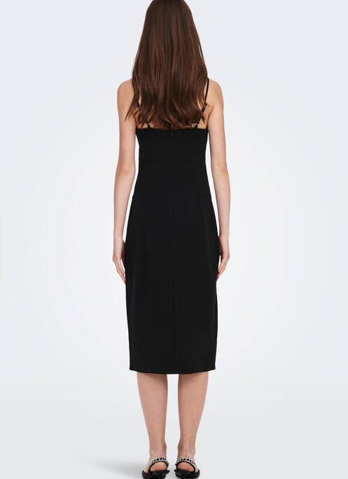 Robe mi-longue noir ONLY femme